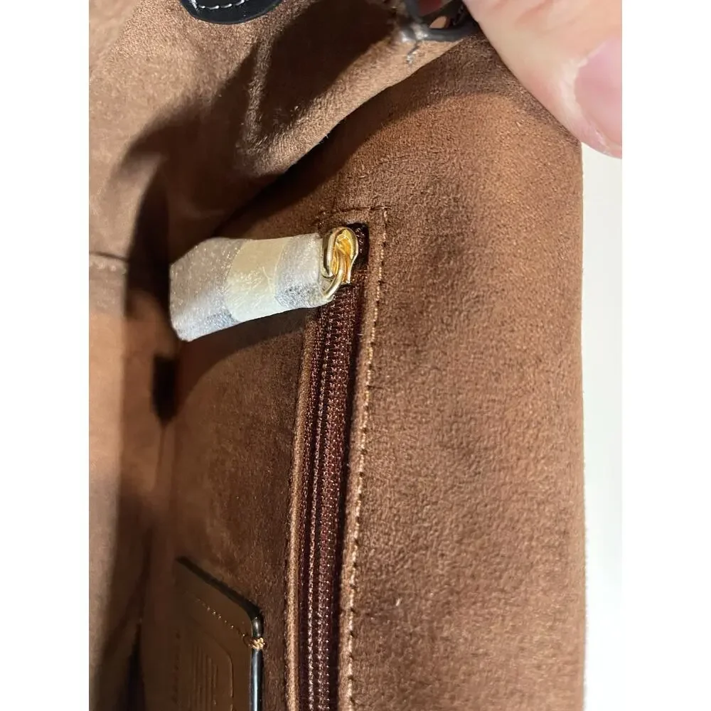 Coach CE563 Morgan Shoulder Bag Crossbody Colorblock Signature With Rivets - Picture 6 of 11